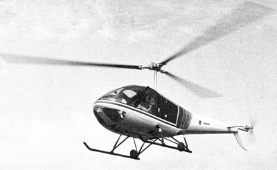 Enstrom turbocharged helicopter