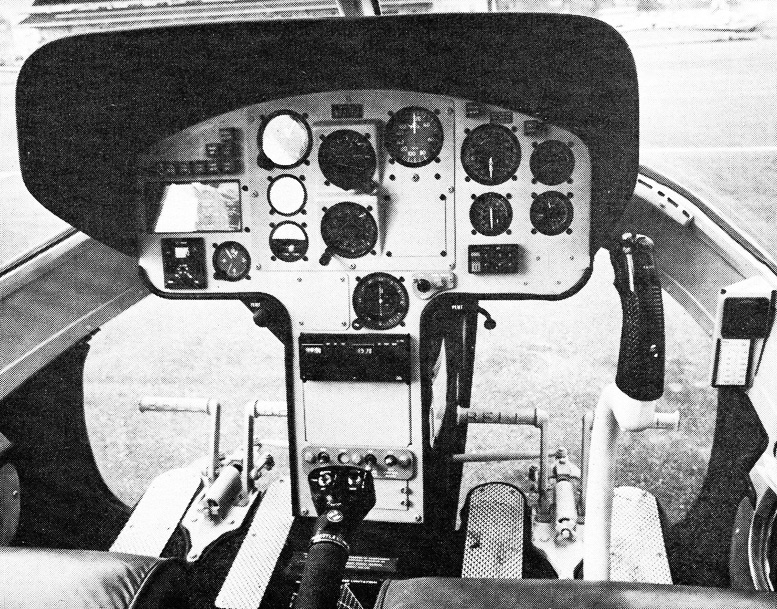 early bell jetranger 2 instrument panel