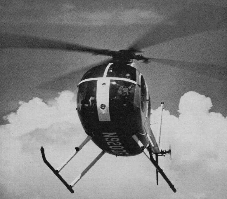 hughes 500 turbine five seat helicopter