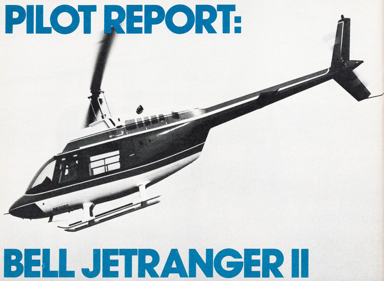 pilot report bell jetranger 2