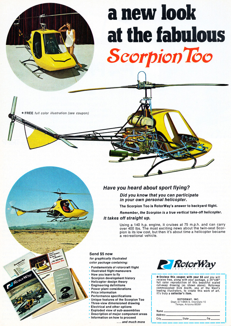 the fabulous scorpion too helicopter