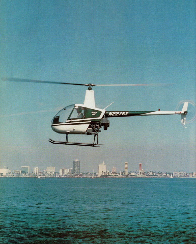 Robinson piston helicopter