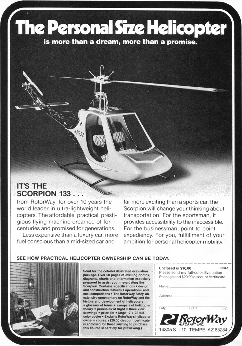 rotorway scorpion 133 helicopter kit