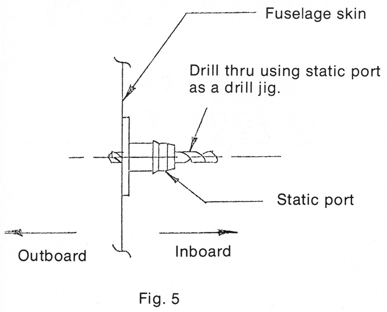 installing pitot tube