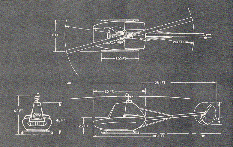 one seat javelin helicopter kit