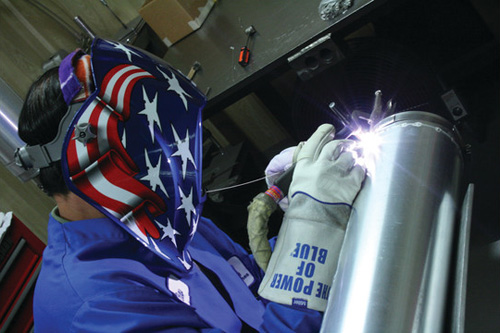 tig welding stainless steel tank