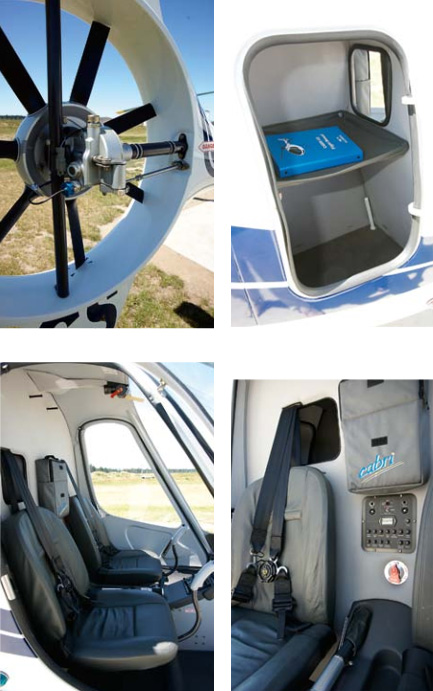 moden two seat helicopter