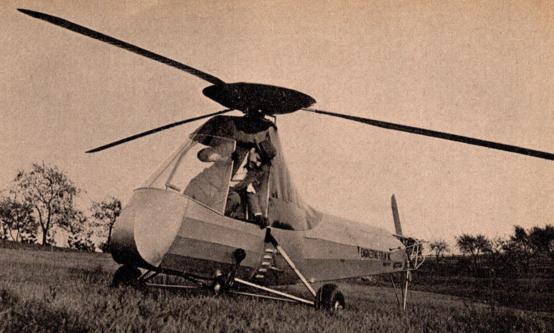 PV-2 Piasecki car style helicopter