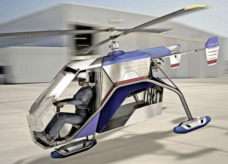 one seat bmw helicopter