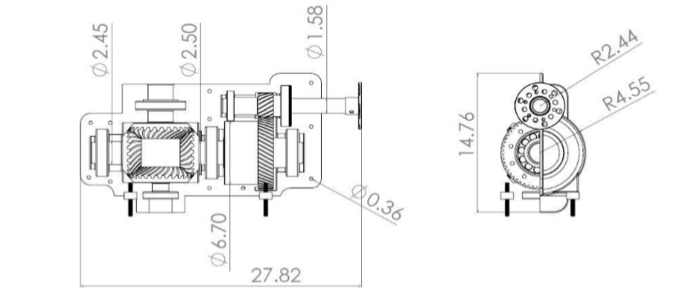 Spiral Bevel Helical Gear Transmission