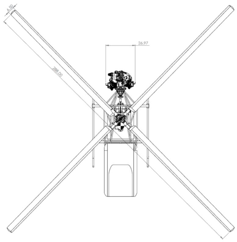 helicopter top view