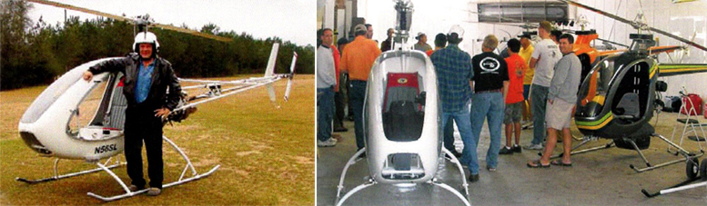 helicycle cross country flying helicopter