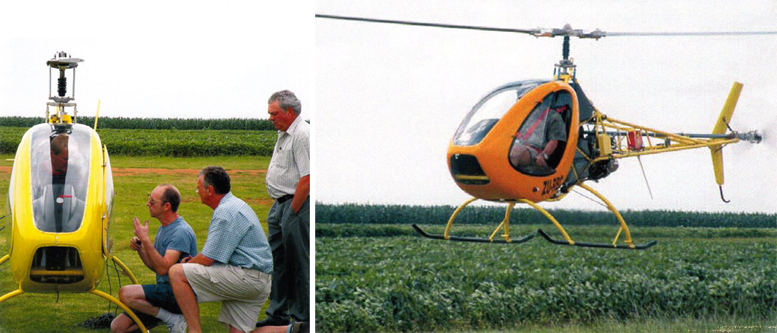 helicycle helicopter test flight