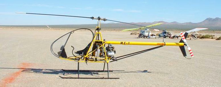 The MC1 helicopter at El Mirage fly-in