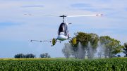 Cicare CH helicopter agriculture work