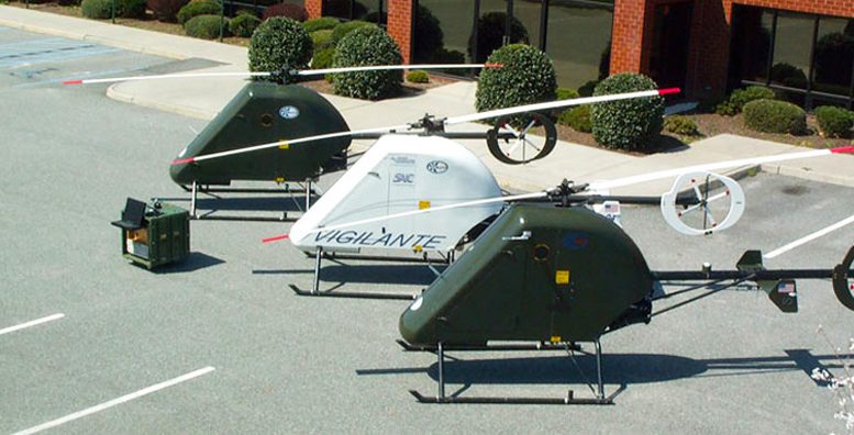 Vigilante UAV VTOL helicopter