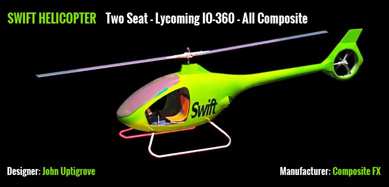 Swift helicopter design by John Uptigrove