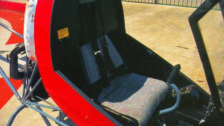 CH7 Angel helicopter cockpit