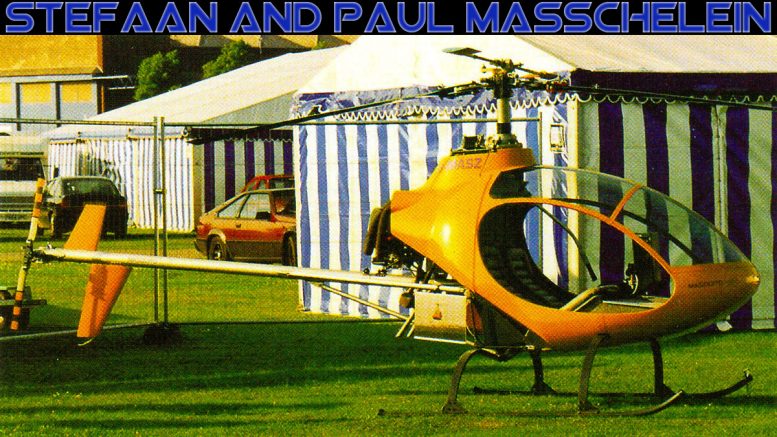 Masquito two seat Belgian helicopter