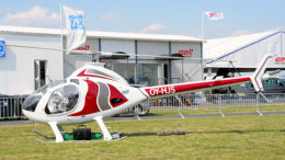 Rotorway helicopter display airshow