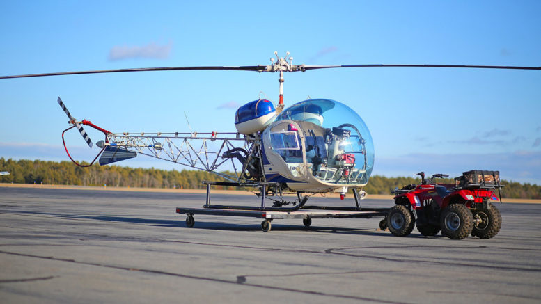 Bell 47D dynamic rollover