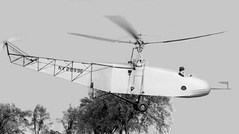 Sikorsky VS 300 helicopter flight May 13 1940