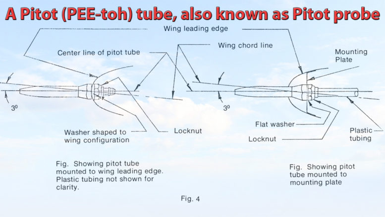 pitot probe tube system