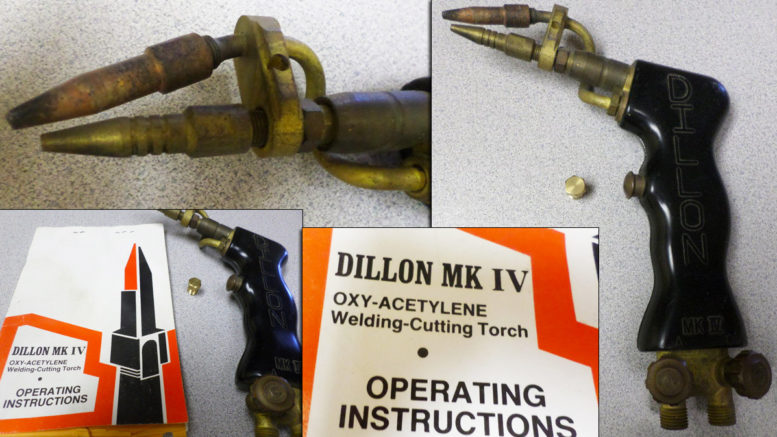 Dillon mark 4 gas welding torch