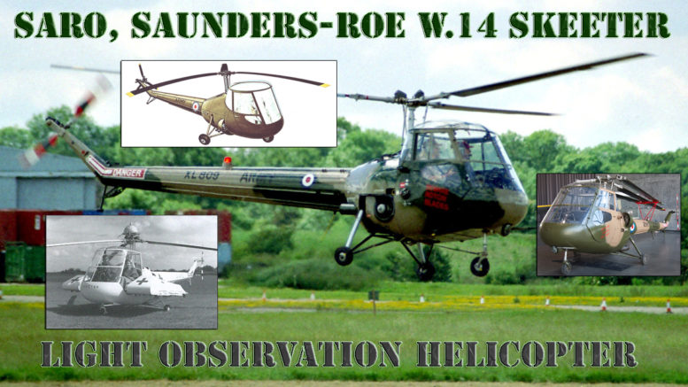 saunders roe skeeter helicopter